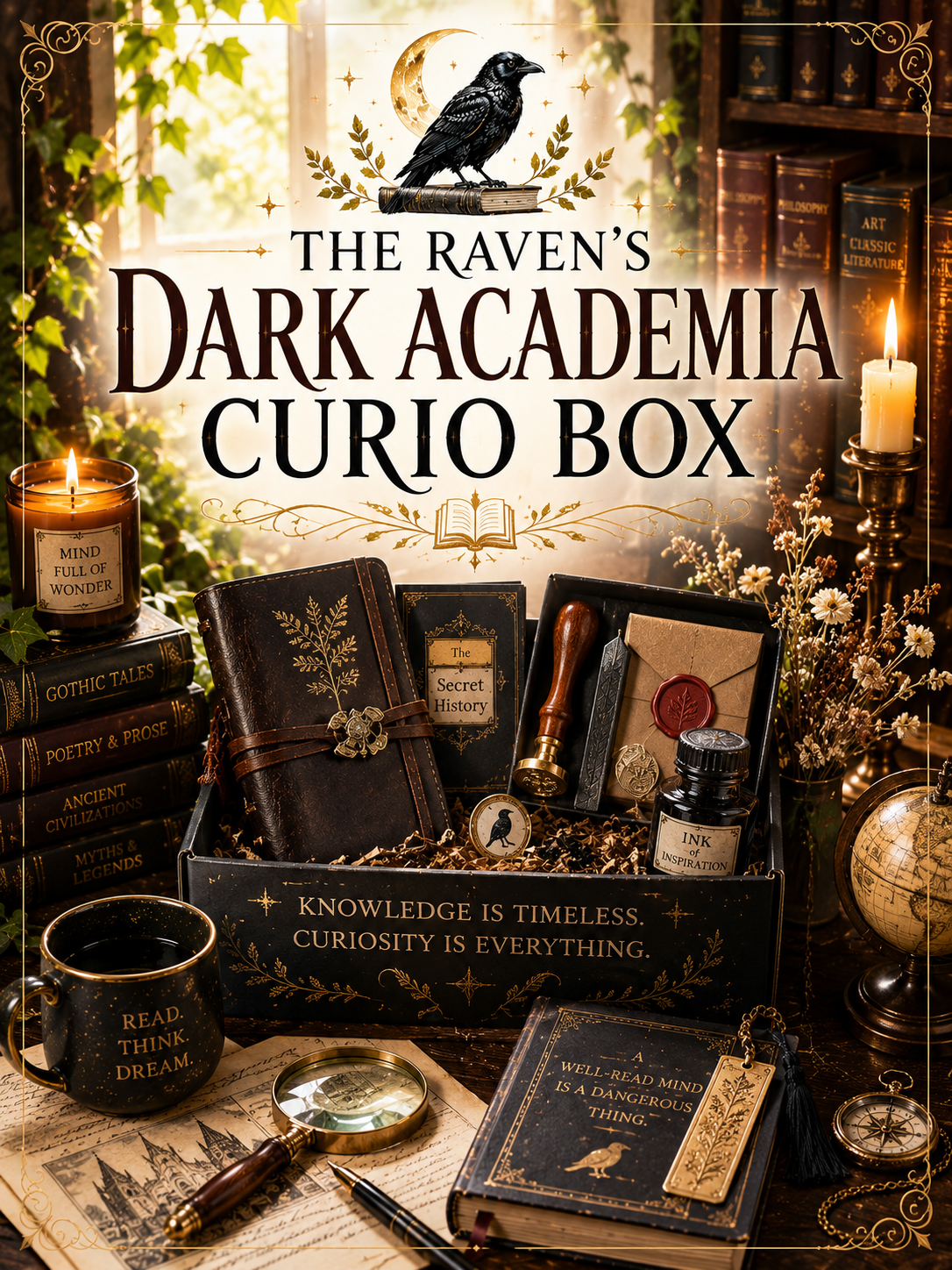 The Raven’s Curio Box – Dark Academia Edition