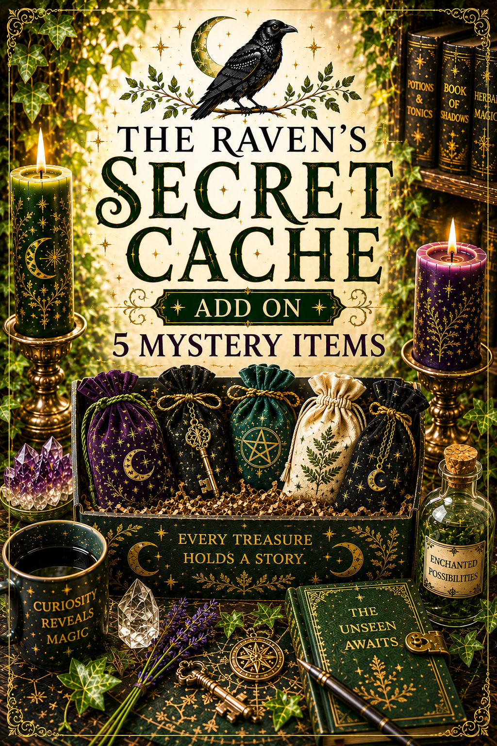 The Raven’s Secret Cache - Add-on 5 More Mystery Items