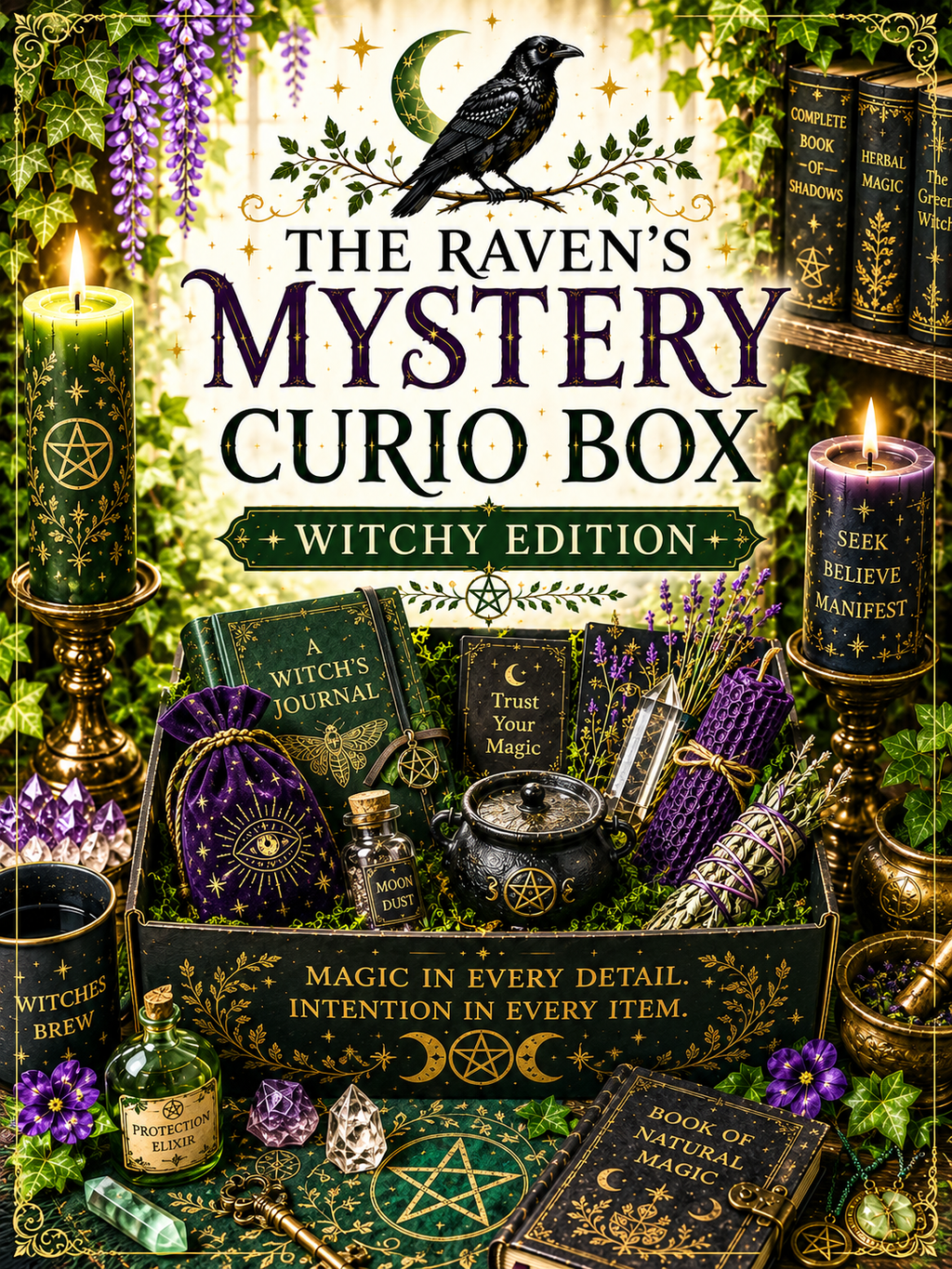 The Raven's Mystery Curio Box - Witchy Edition