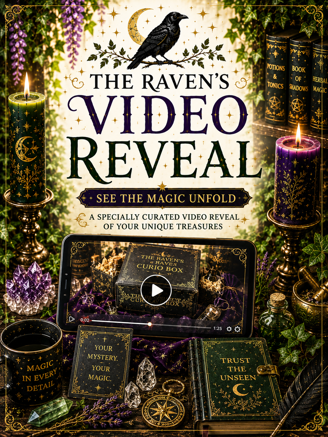 The Raven's Mystery Reveal Video