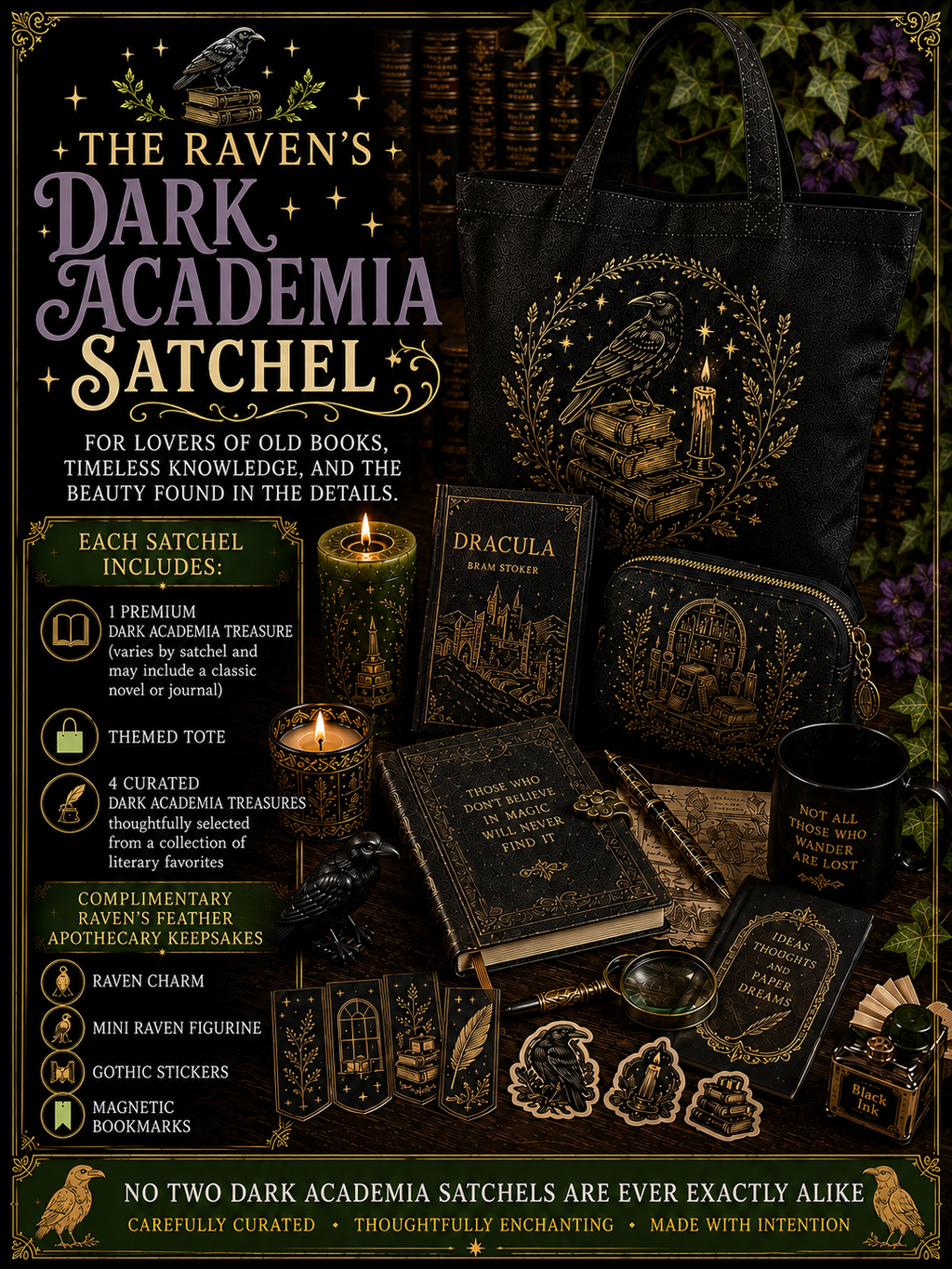 The Raven’s Dark Academia Satchel