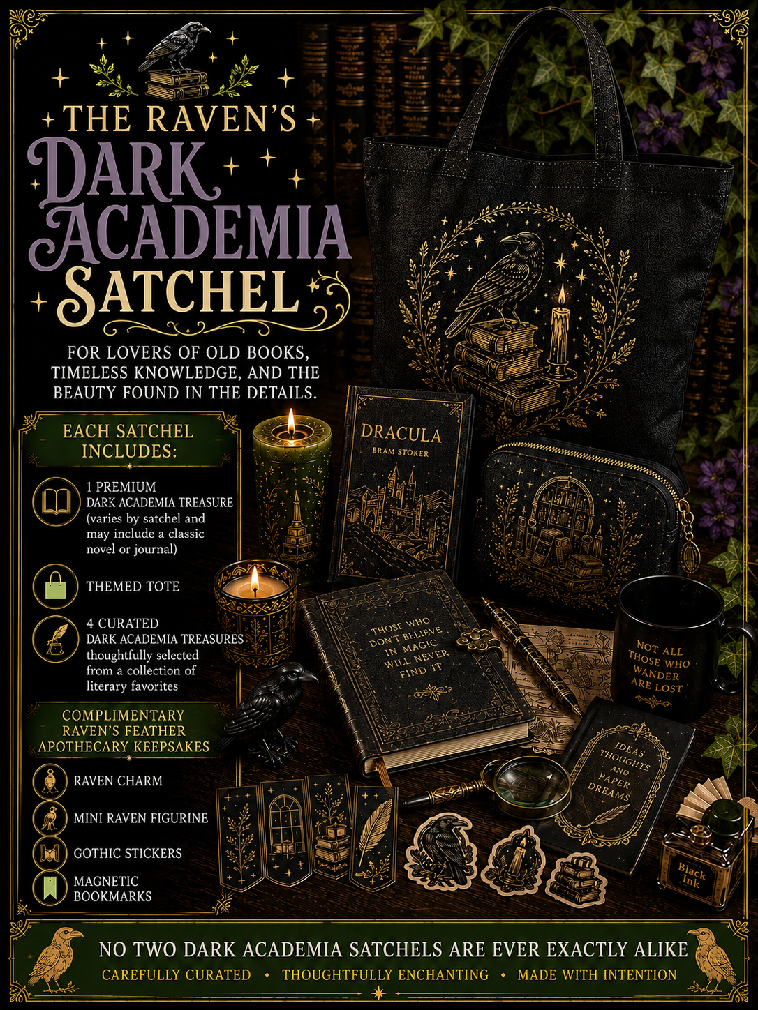 The Raven’s Dark Academia Satchel