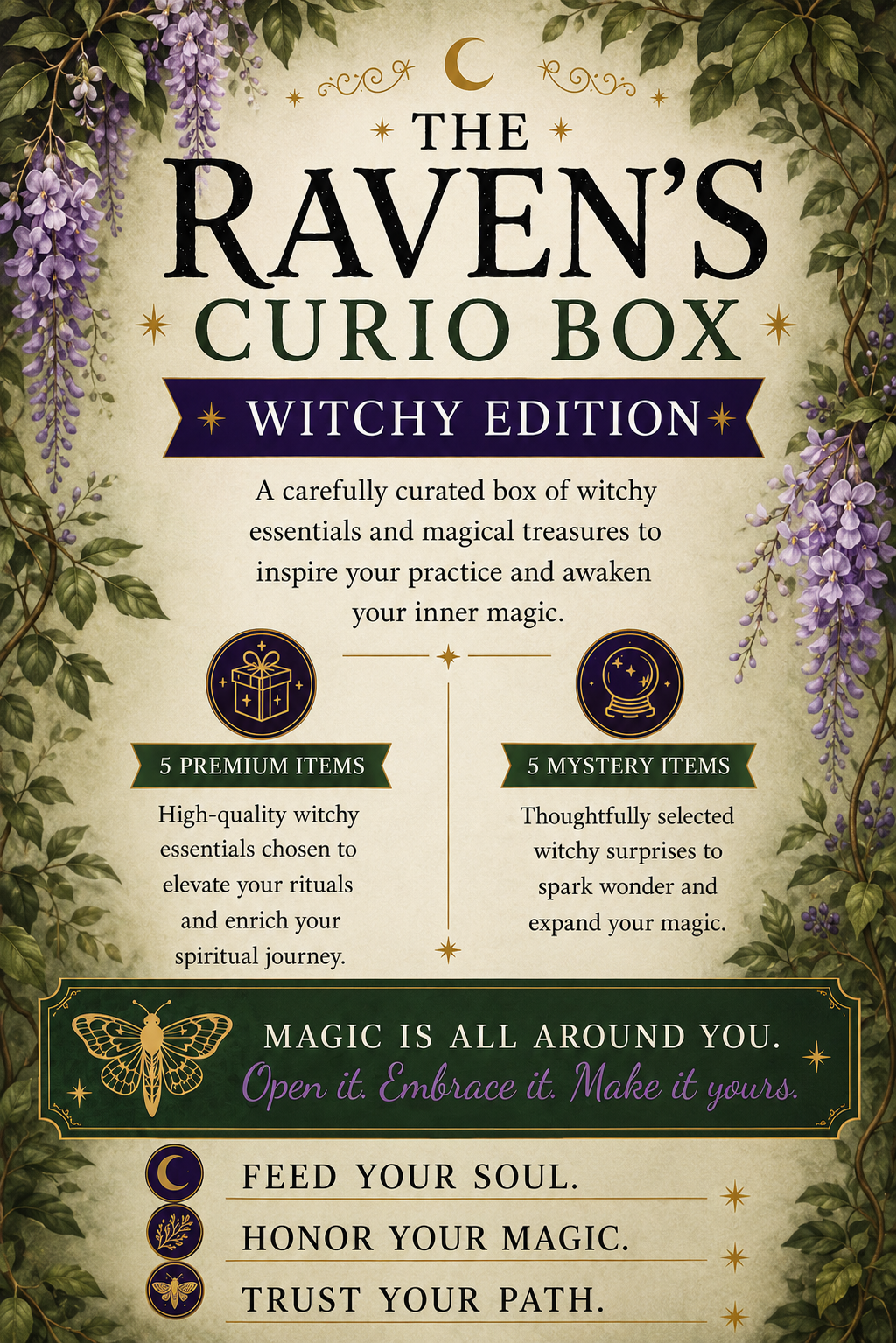 The Raven’s Curio Box – Witchy Edition