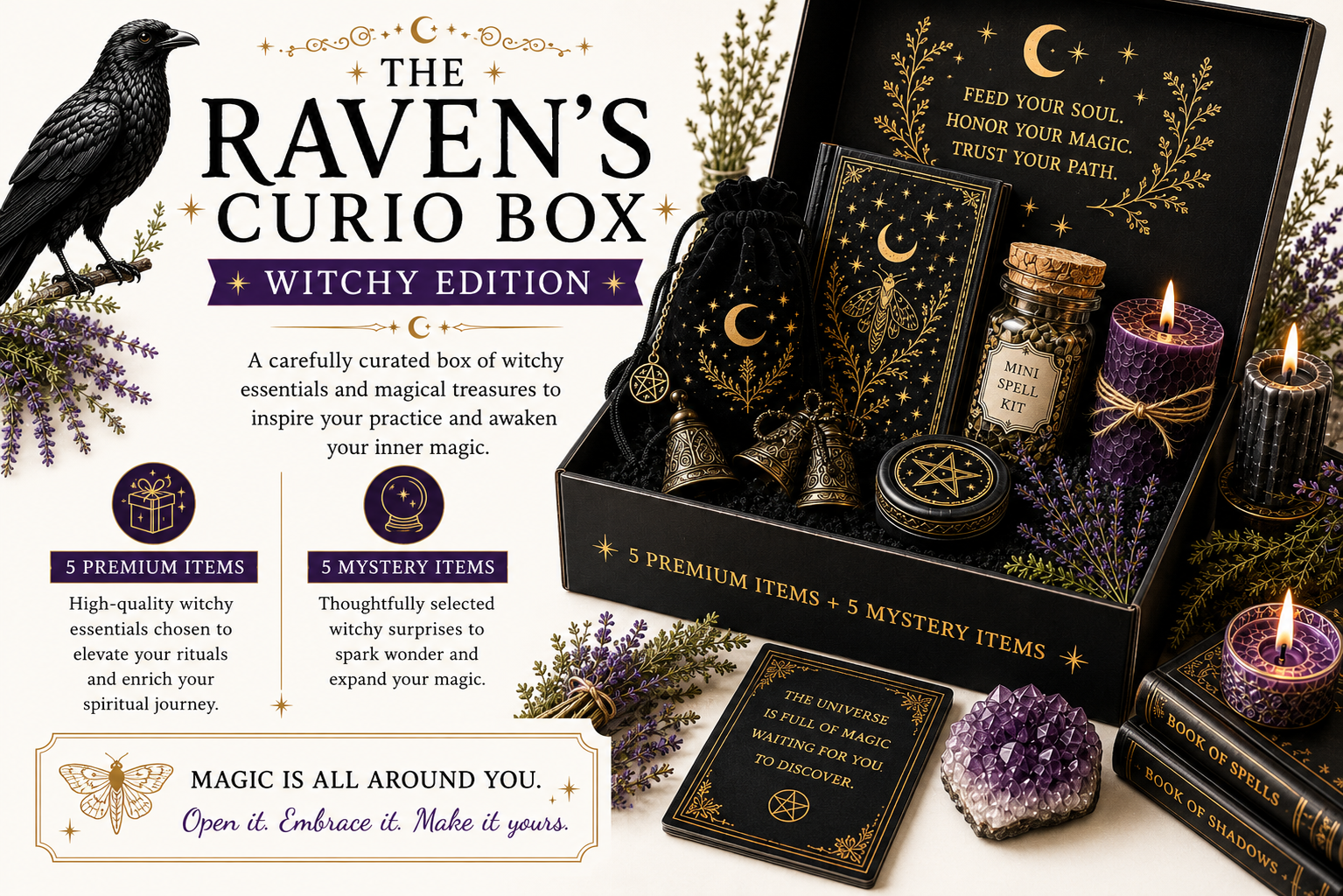 The Raven’s Curio Box – Witchy Edition