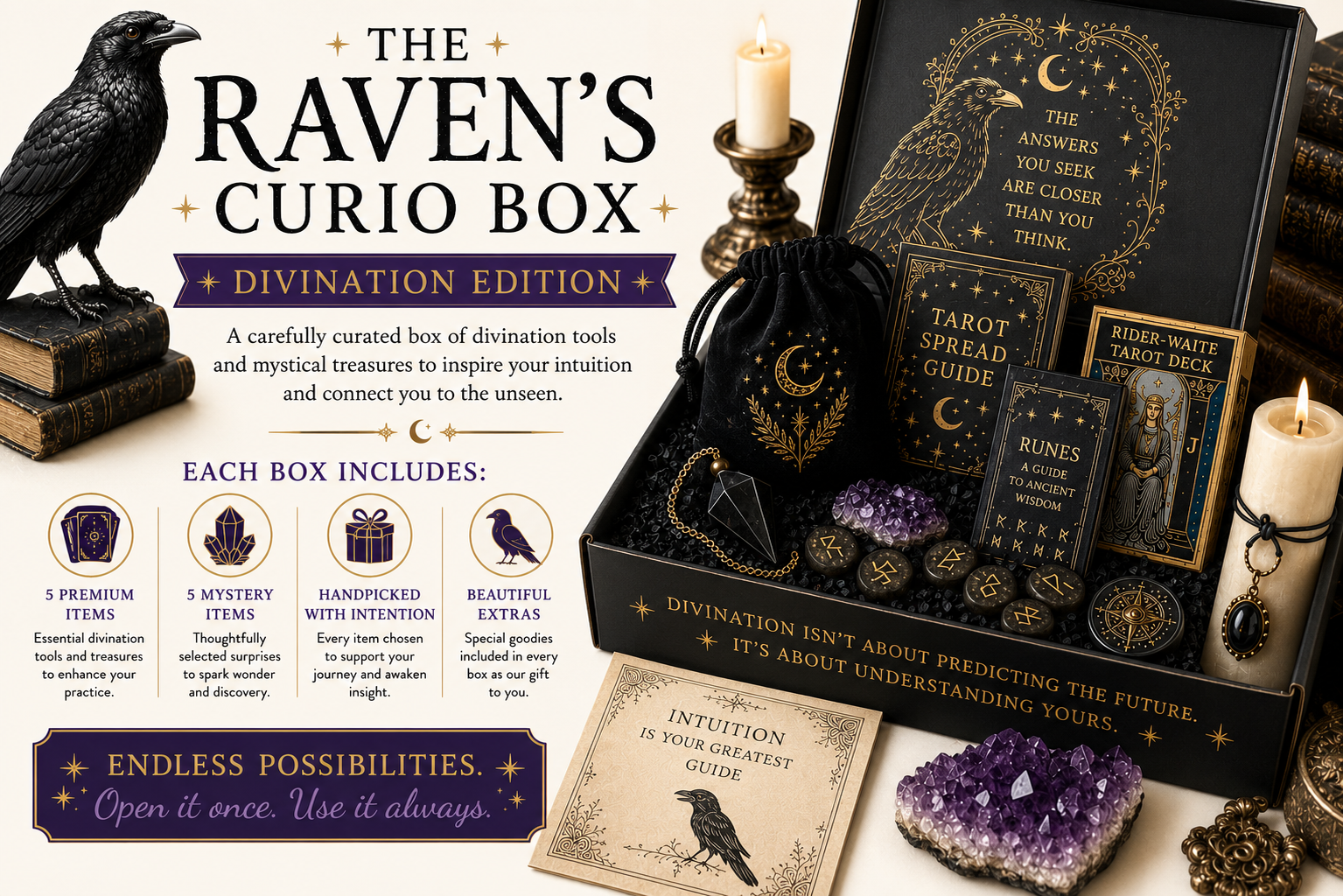 The Raven’s Curio Box – Divination Edition
